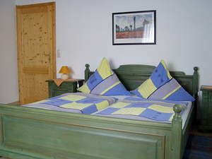 Ferienwohnung Schlafzimmer im Ferienhaus bei Gunzenhausen